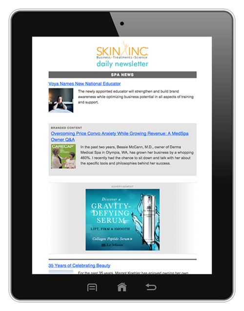 Skin Inc. Daily Newsletter